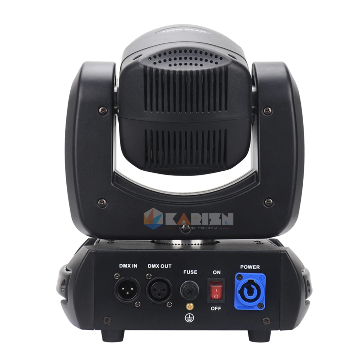 Imagem -03 - Led Moving Head Beam 2r Spot Lyre Stage Luz Padrão Dmx Control com Prisma Rotativo 1x Flight Case 100w Nenhum Imposto