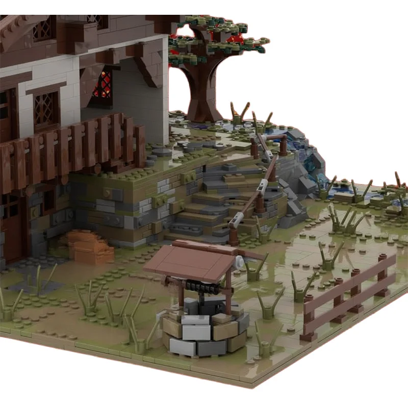 767 pièces Scène de Noël Urbaine à Expander MOC Blocs de Construction Modulaires Personnalisables Design Créatif Jouet Éducatif DIY Cadeau de Noël