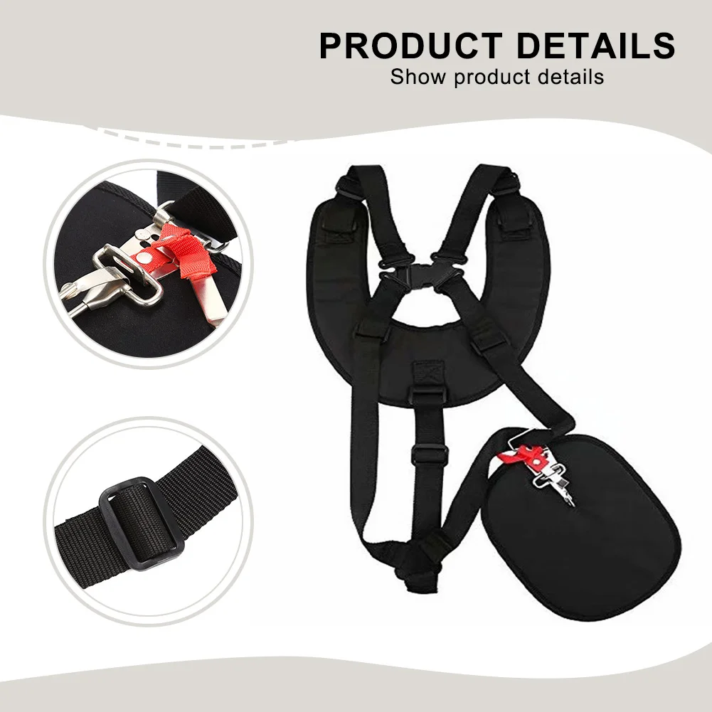 لقواطع الفرشاة، حزام قابل للتعديل، حزام تسخير مبطن، صيانة الحديقة، طول قابل للتخصيص، توازن ممتاز #4