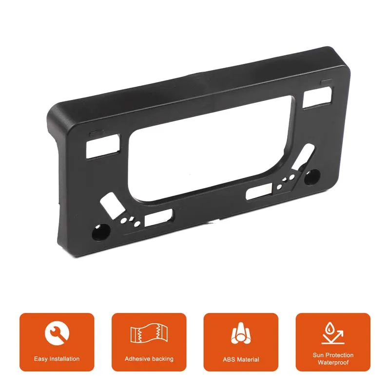 

For Toyota Prius 2012-2015 car front license plate bracket car accessories OE:TO1068120 / 52114-47130 5211447130 1Pcs ABS black