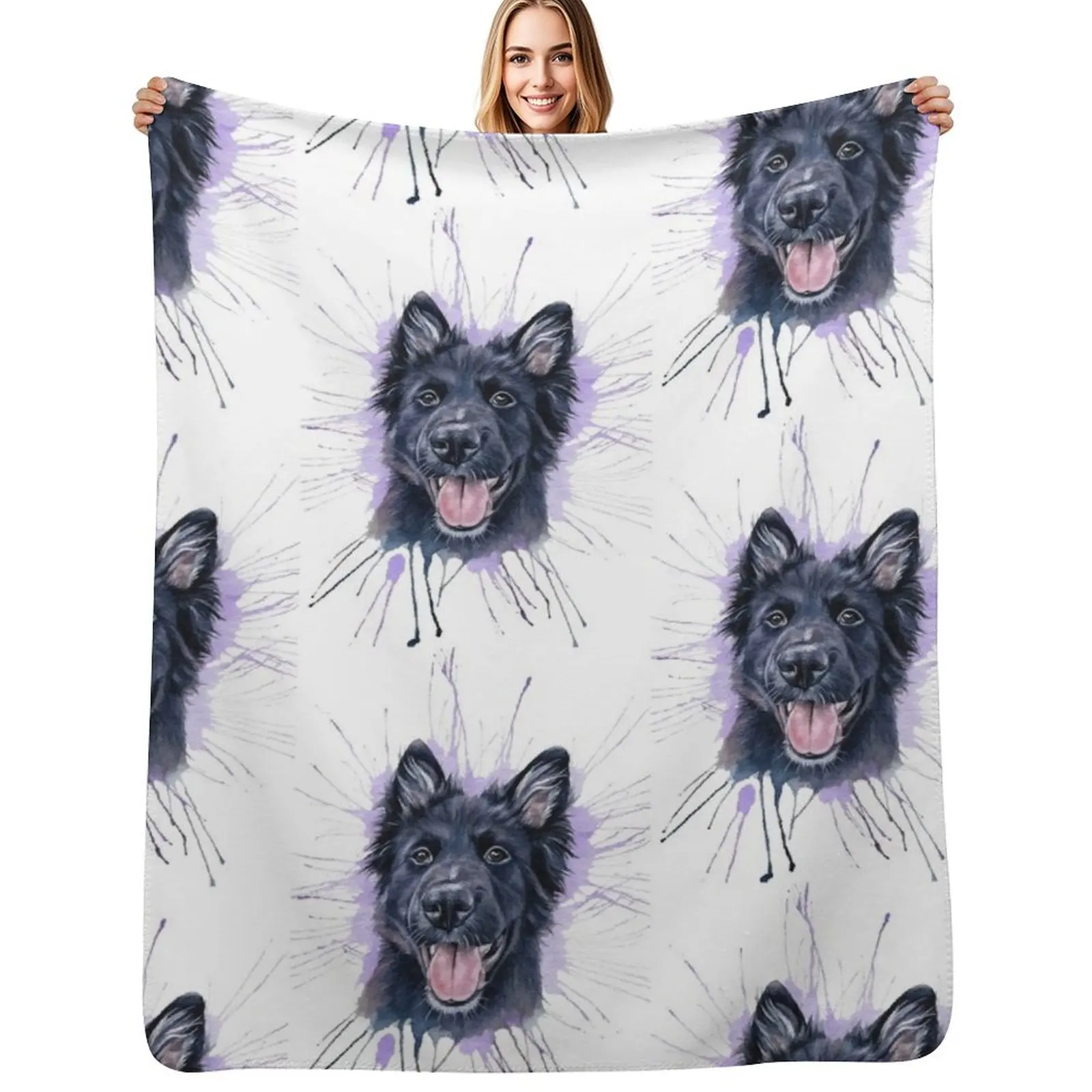 0301 Throw Blanket Weighted valentine gift ideas Luxury Throw Polar Nap Hairy Blankets