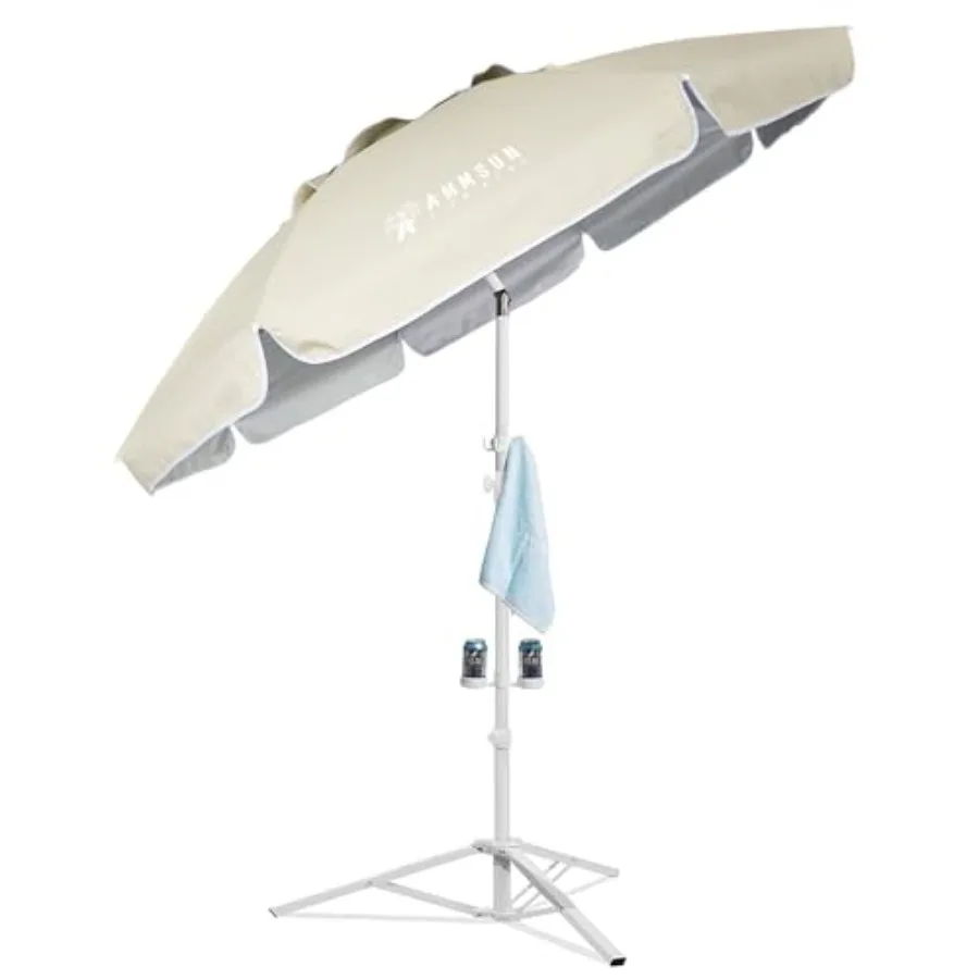 

Теневой зонт Портативный зонт премиум-класса с подставкой 6,5 футов Легкий отдельно стоящий навес для спортивных игр Регулируемый инстан