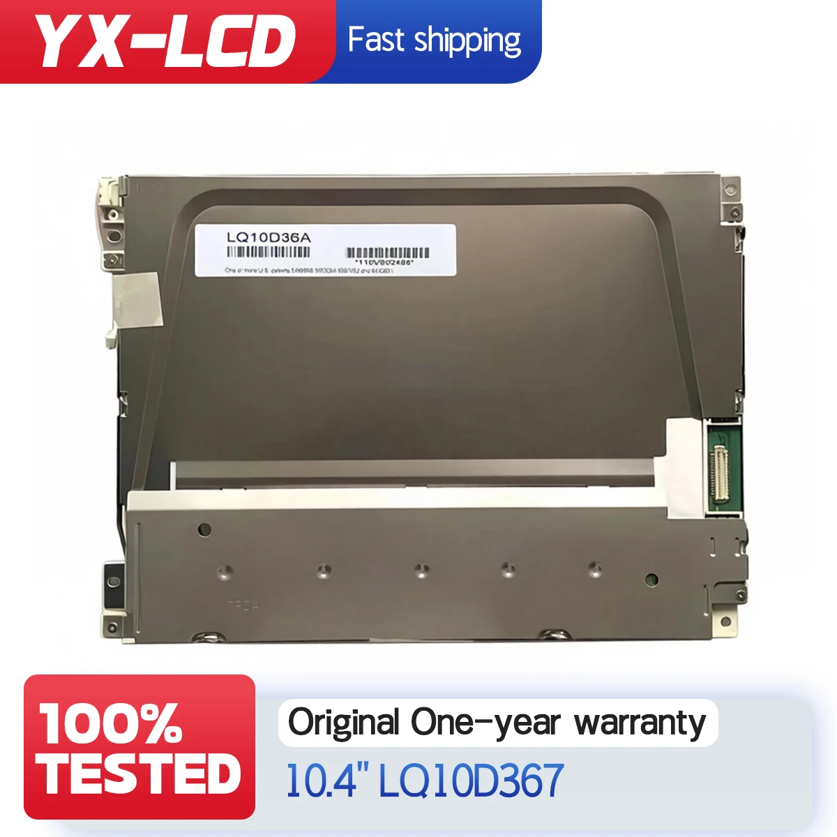 10.4 Inch Original LCD Display LQ10D368 LQ10D367 LQ10D36A for LCD Panel Display Modules 640(RGB)×480Screen Panel