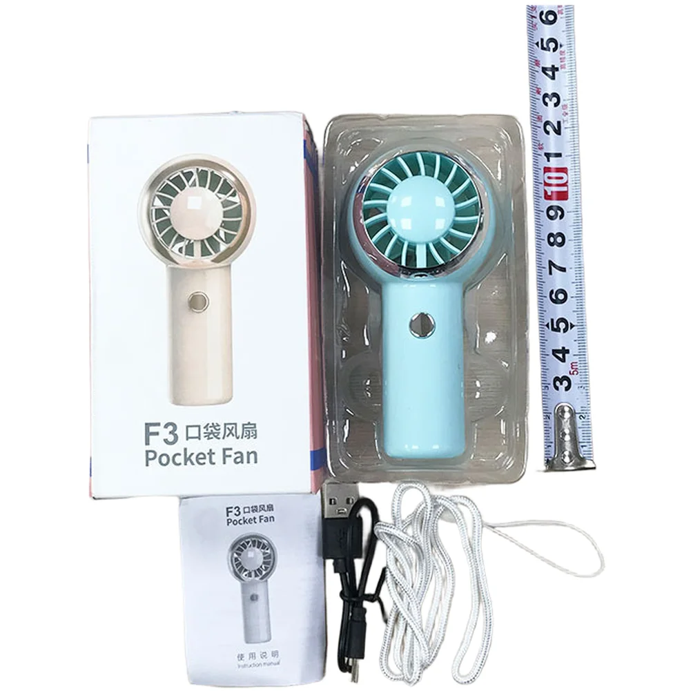 Compact Handheld Fan For Camping Portable Fan Wind Tunnel Fan Blue,White,Pink Portable Cooling Fan 60mm Wind Tunnel