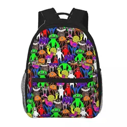 Banban's Cute Cartoon Adventure Design Cartoon Anime Cute Light Mochilas à prova d'água Stitch Bolsa para estudantes de 16 polegadas