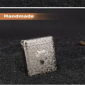 سبيكة Peaky Blinders بنمط منقوش ، مقاومة للضغط ، علبة سجائر مفتوحة تلقائية ، هدية عطلة رائعة أفضل 10 ولاعة بيكي بليندر مبيعا - رقم 1