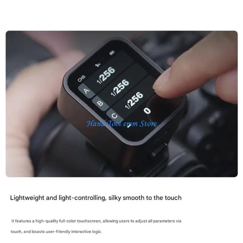 

H37F Lightweight Rechargeable Flash for X3pro C TypeC Charging 2H Full 6000 Flashes 7 Day Standby