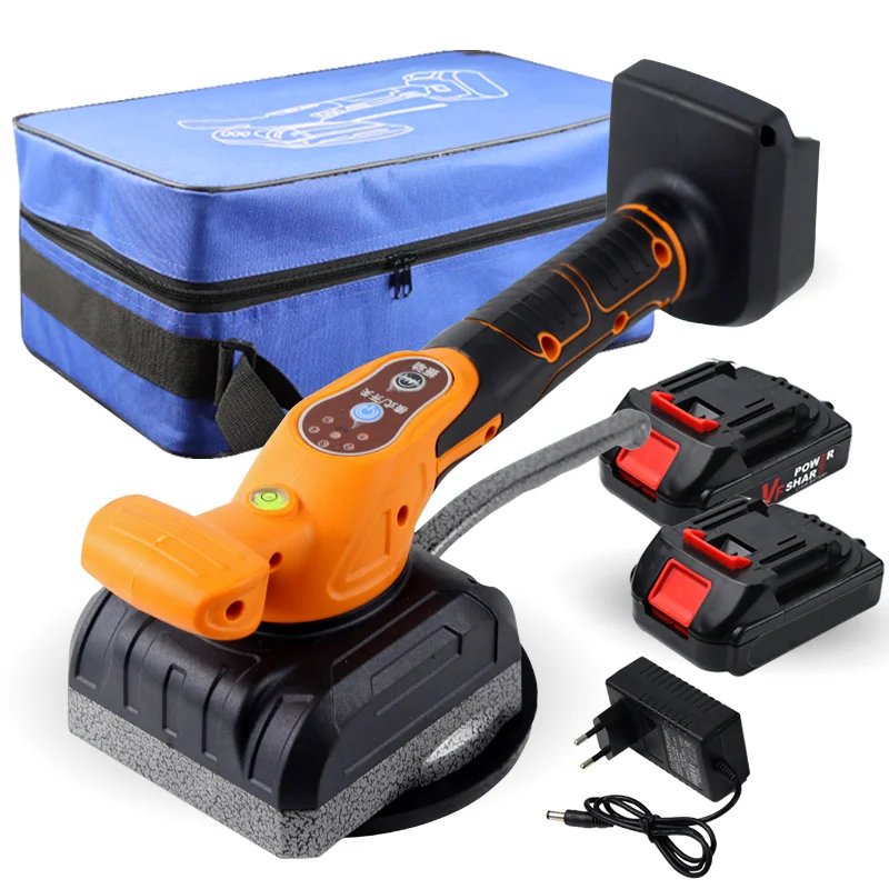 Professional  48VF Automatic Electric Tiling Machine 5 Gears Rechargeable Floor Laying Leveling Tool Bubble Leveler Power Tools