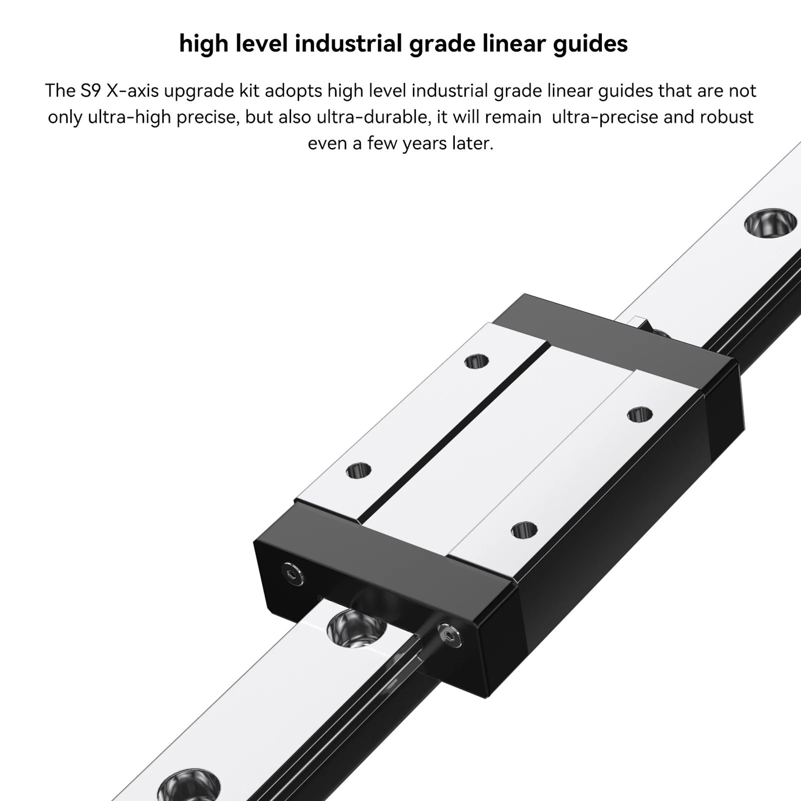 SCULPFUN S6/S6PRO/S9 Kit di aggiornamento guida lineare asse X Installazione diretta ad alta precisione di livello industriale senza foratura