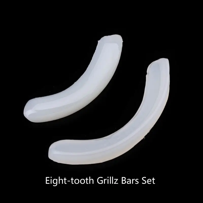 Silicone for Grillz Mold Bars Fitting Grill One Size Hip Hop Fit Men and Women Teeth Cap Replacement Easy Installation G