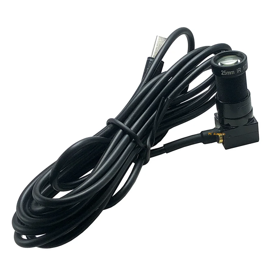 Modul Kamera USB 5MP Lensa 25mm 1080P Full HD 30fps Kecepatan Tinggi Mini CCTV OTG UVC Webcam Mikrofon untuk Android Windows