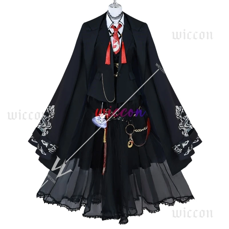 Arknights-Disfraz de Vulpisfoglia para mujer, disfraz de Cosplay, juego Cos, uniforme de fiesta de Anime, ropa de rol para juego de Halloween