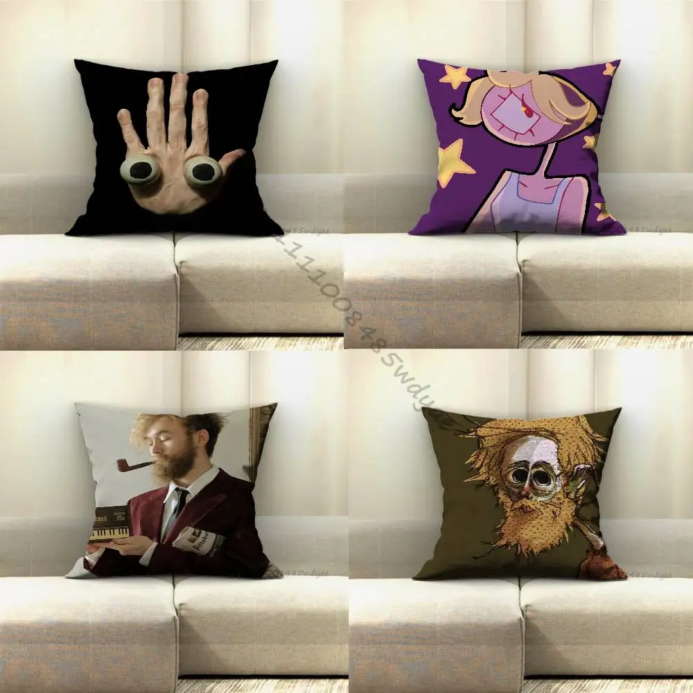 Jack Stauber Album  Pillow Case Pillow Case Living Room Sofa Cushion Cover Suitable For Home Bedroom Room Decoration