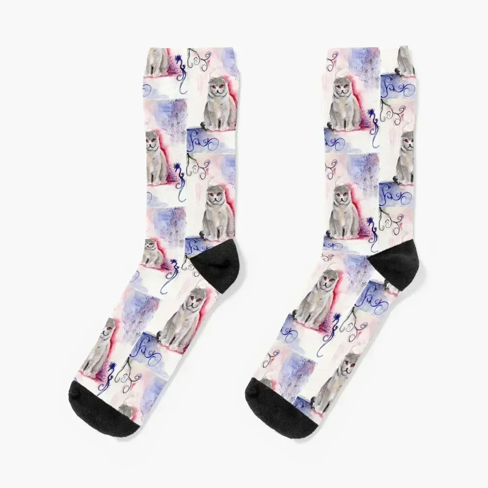 

Scottish Fold Socks Wholesale christmas gifts valentine gift ideas Soccer Woman Socks Men's