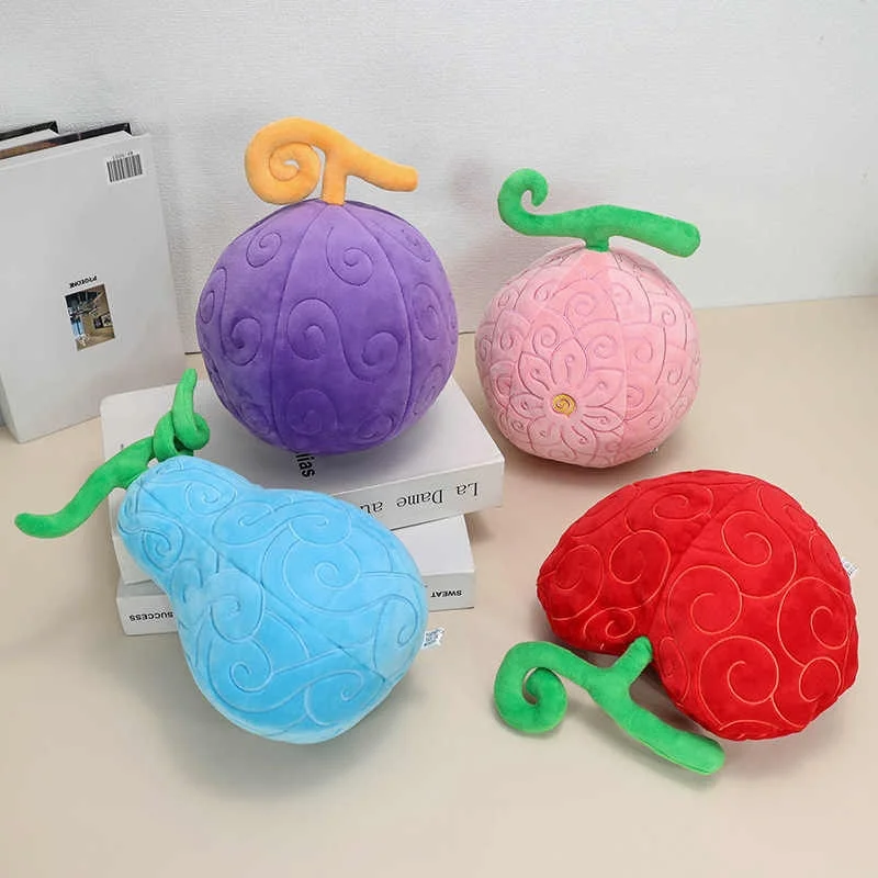Anime Devil Fruit Series Plush Soft Toy Pillow Luffy Tony Tony Chopper Fruit Plush Doll Home Sofa Decor Collectible Gift For Fan
