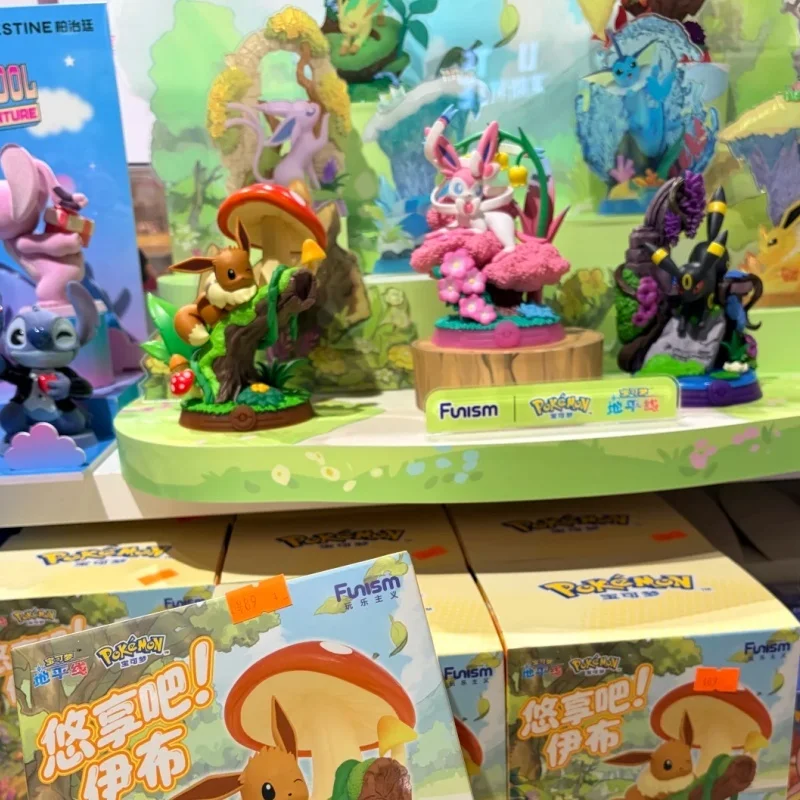 新しいポケモン×ファンイズム-オーセンティック-pkm-シルベオン-シリーズ-ブラインドボックス-第-3-版-コレクタブルアニメフィギュア-デスクトップオーナメント-誕生日プレゼント