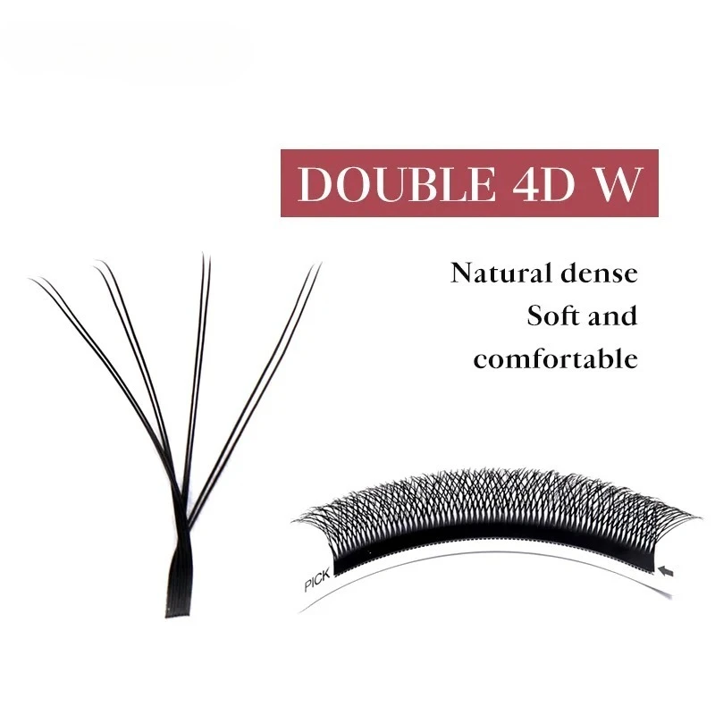 8D-W Eyelash Extension Cable, Dense and Not Easy To Spread Roots and Graft False Eyelashes (12 Lines/plate)