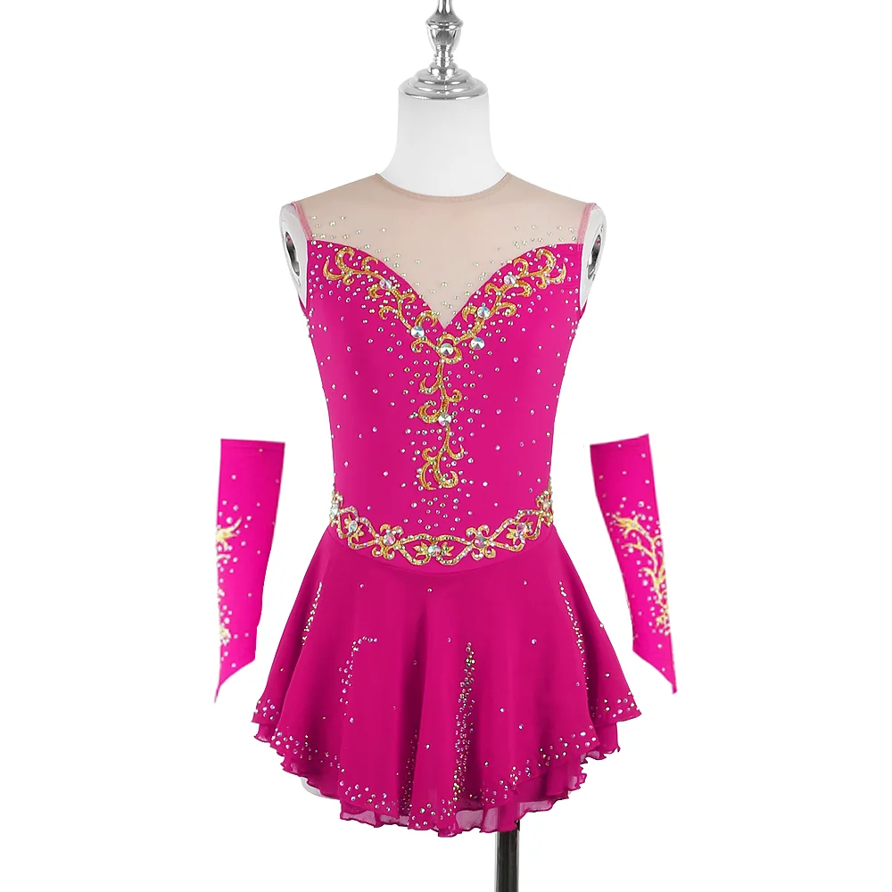 Zagitova Figure Skating Dress For Women Girls Ice Skating Skirt Performance Competition Chinese Style