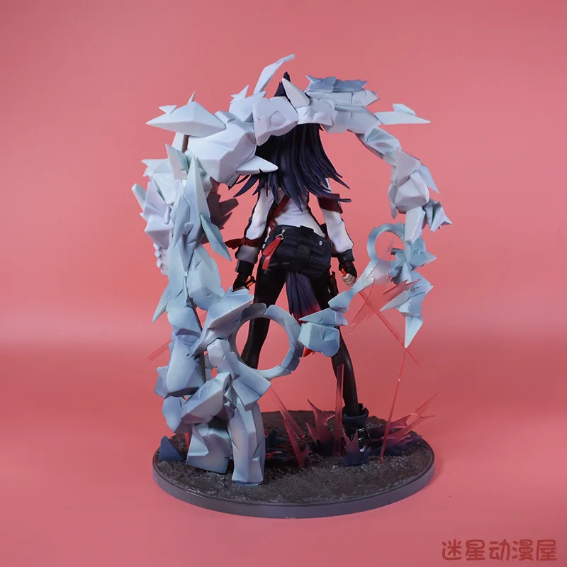 Latest Hinge Tactical Girl Wolf Model With Double Sword And Wolf Spirit Detailed Animation Collectible Display Toy Figure