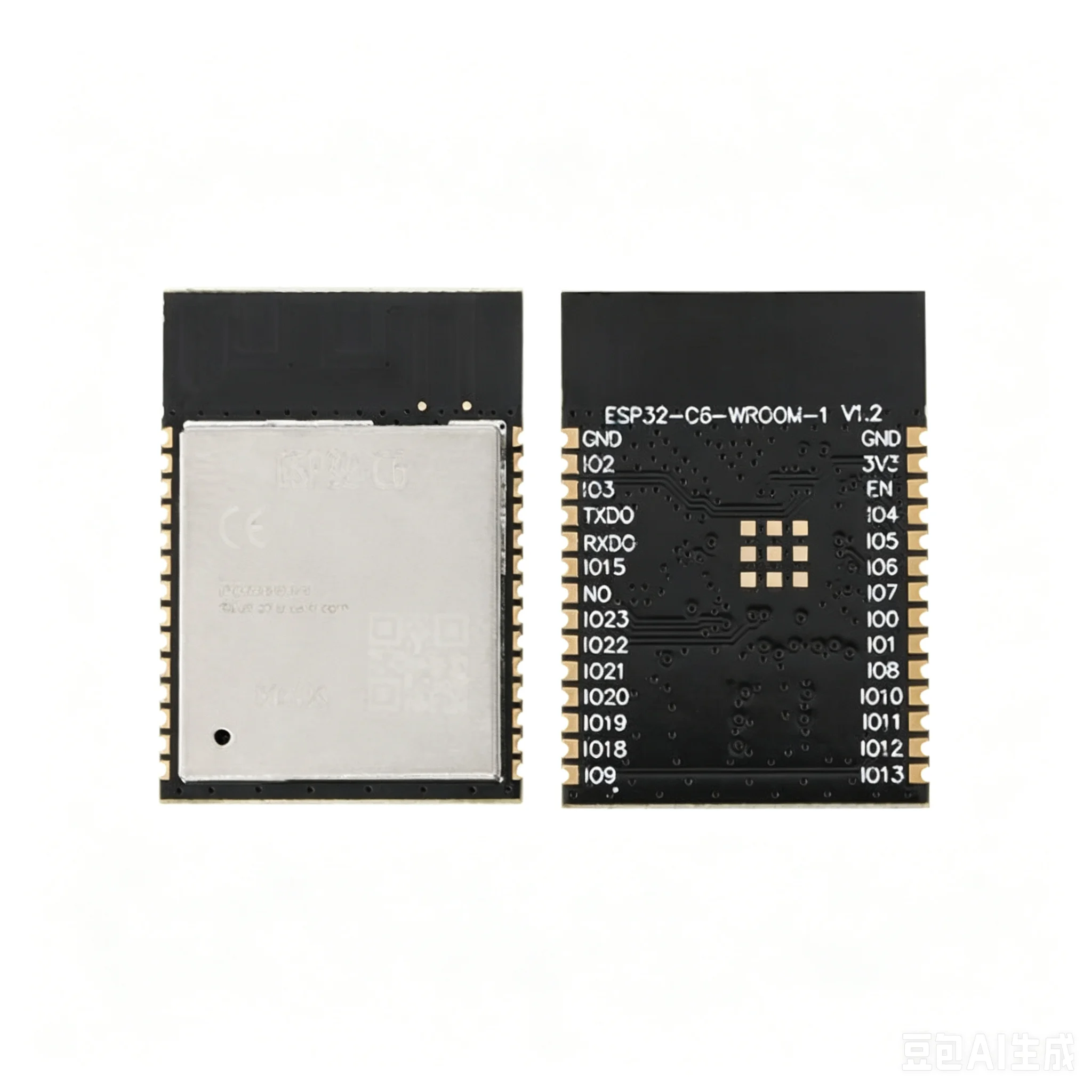 Compact IoT Wireless Module Espressif ESP32 C6 MINI 1 1U ESP32C6 Chip Support WiFi 6 Bluetooth BLE Zigbee Thread Dual RISC V