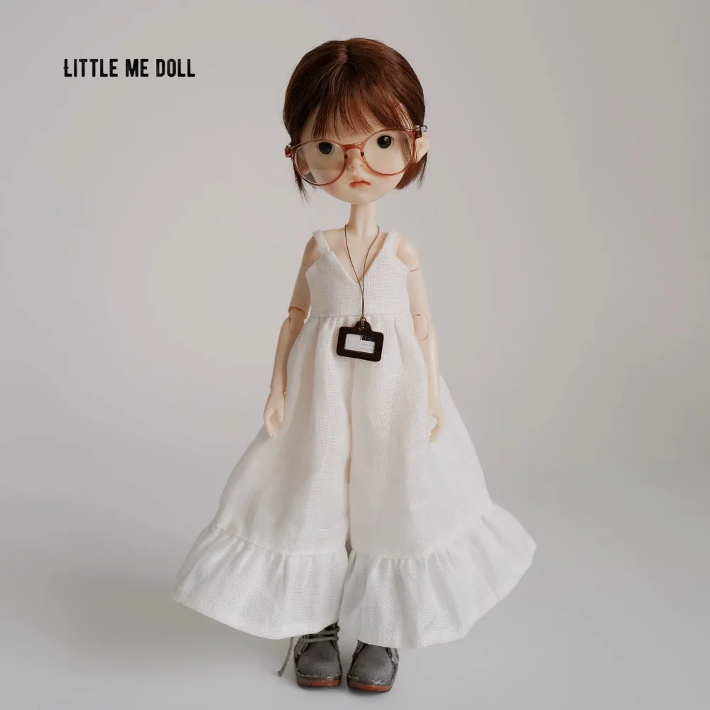 

【Без рисунка】Одежда для женской куклы ручной работы, аксессуары, льняно-хлопковый комбинезон, подходит для модели фигурки Azone Ob22Ob24 Blyth