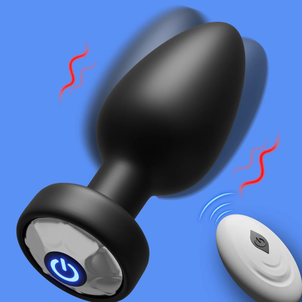 Mini Vibrating Butt Anal Plug Remote Control Anal Plug Vibrator Sex Toys for Women Men Prostate Stimulator Stimulator Dildo