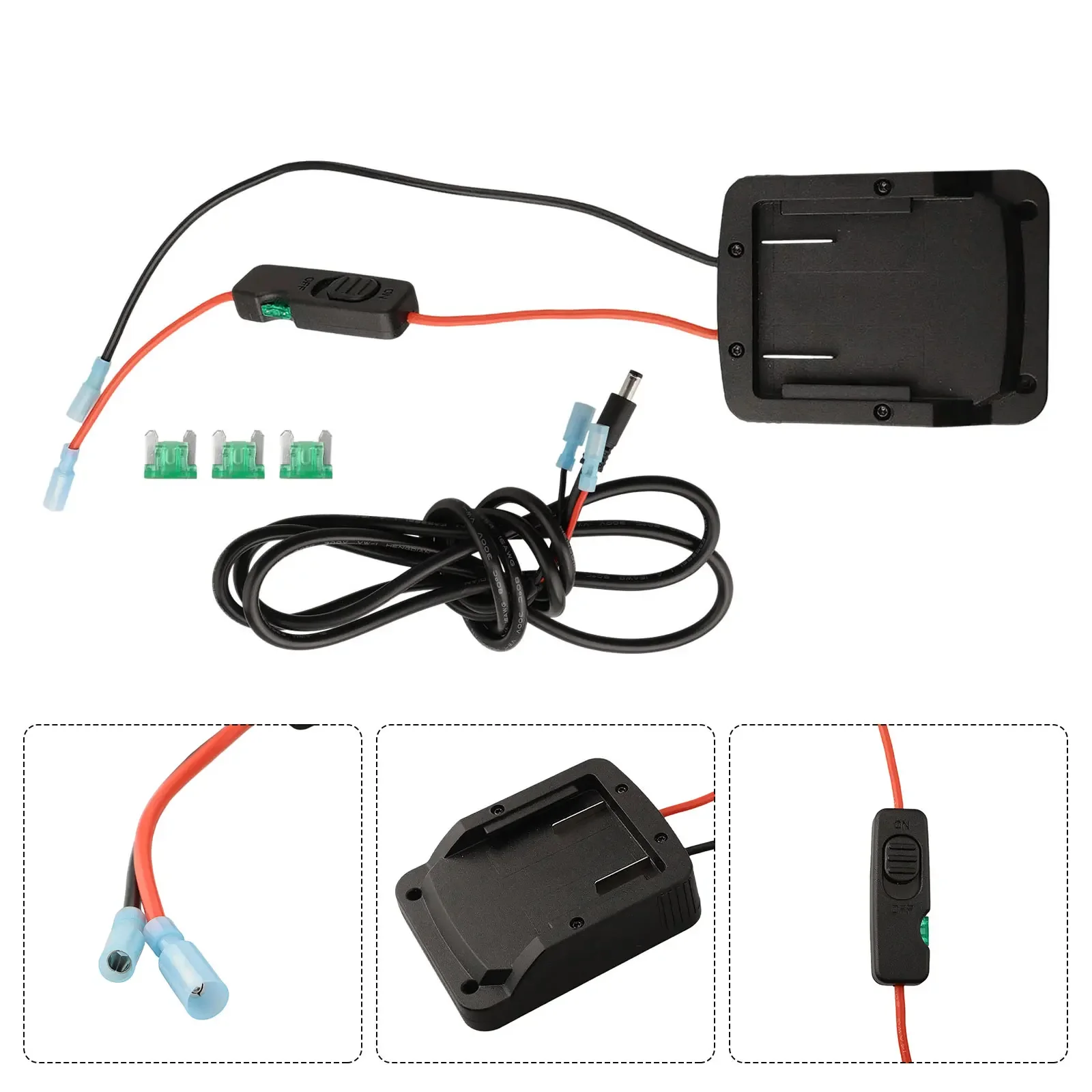 

Battery Adapter Designed For Metabo BS18 SSD18 To Work With For Starlink Systems Equipped With Fuse And Wiring
