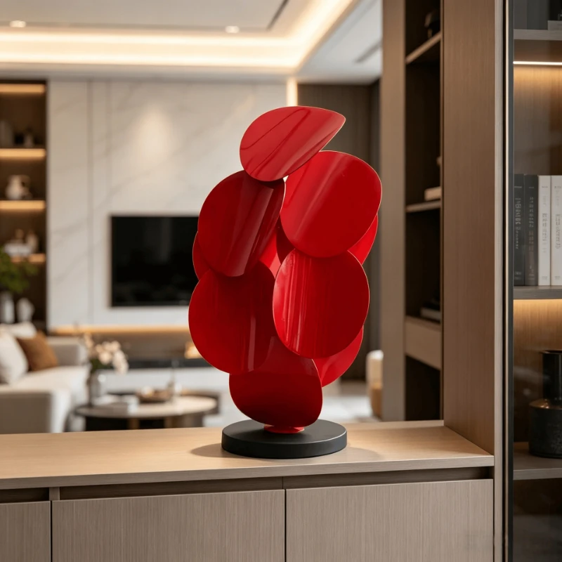 Villa office Hotel lobby decoration Abstract metal ornaments, model room Sales office Living room Art installation