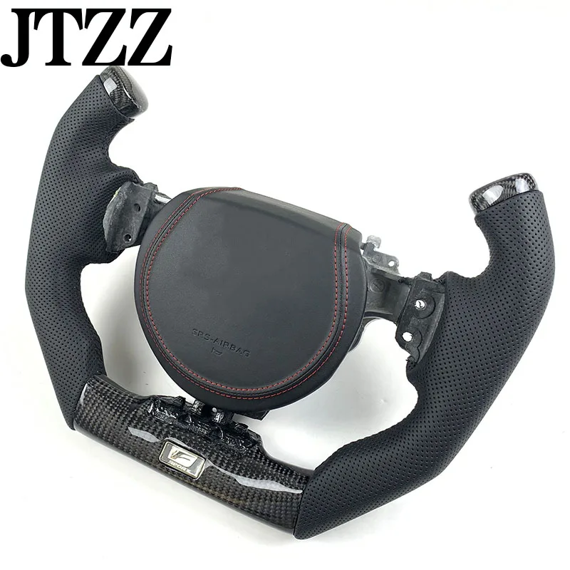 FOR Lexus F1 Racing Car Model Carbon Fiber Handmade Leather Customized Steering Wheel Car Interior