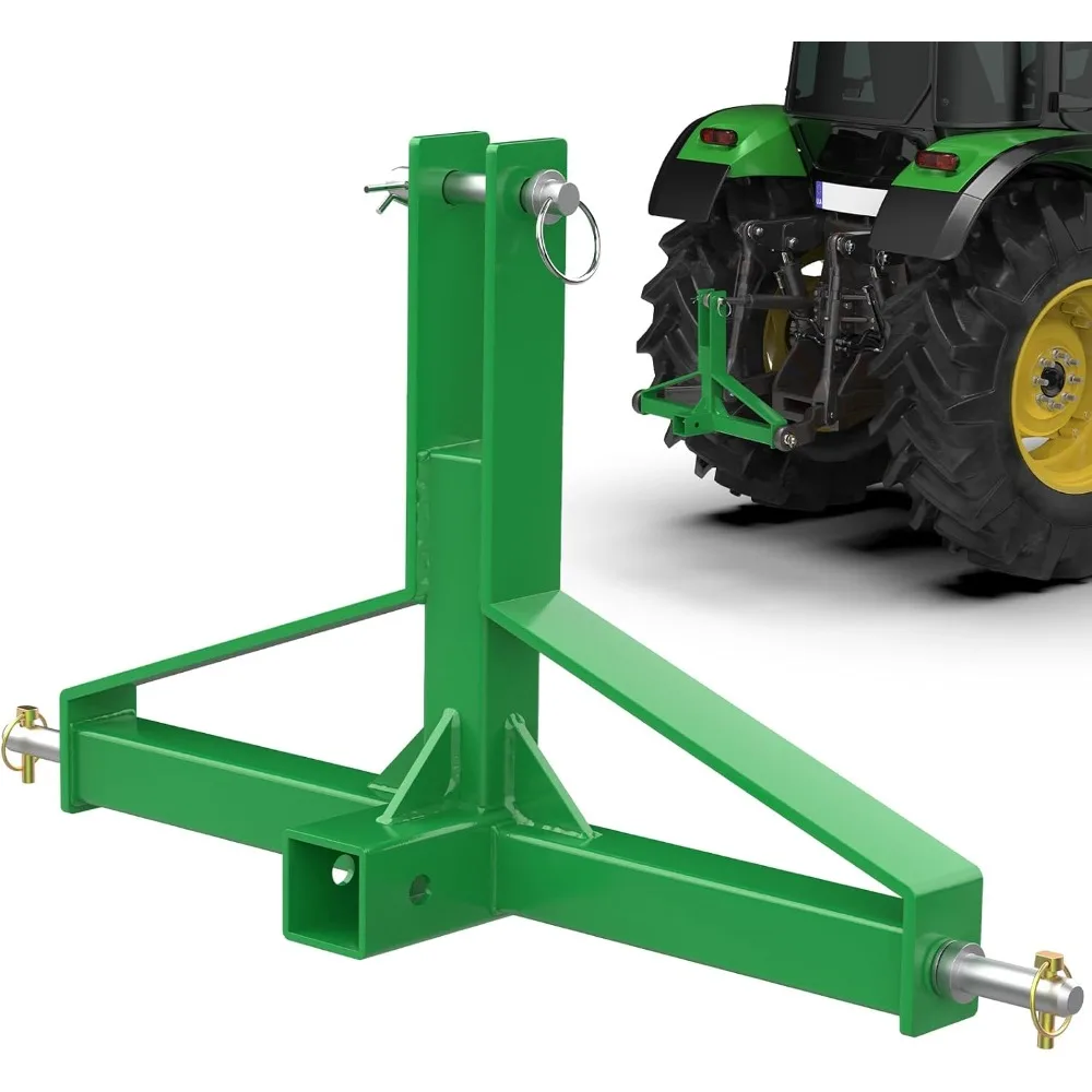 

3 Point Hitch Receiver Quick Hitch Compatible, 3 Point Trailer Hitch 2 Receiver for Category 1 Tractor, 3 Pt Trailer Towing