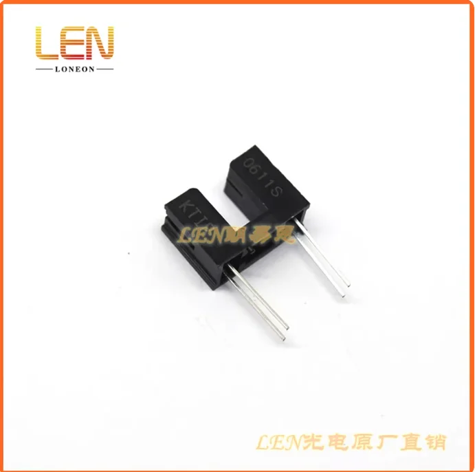 10PCS KTIR0611S infrared photoelectric switch sensor, reflective transmission type, U-shaped groove, groove width 5mm optocouple