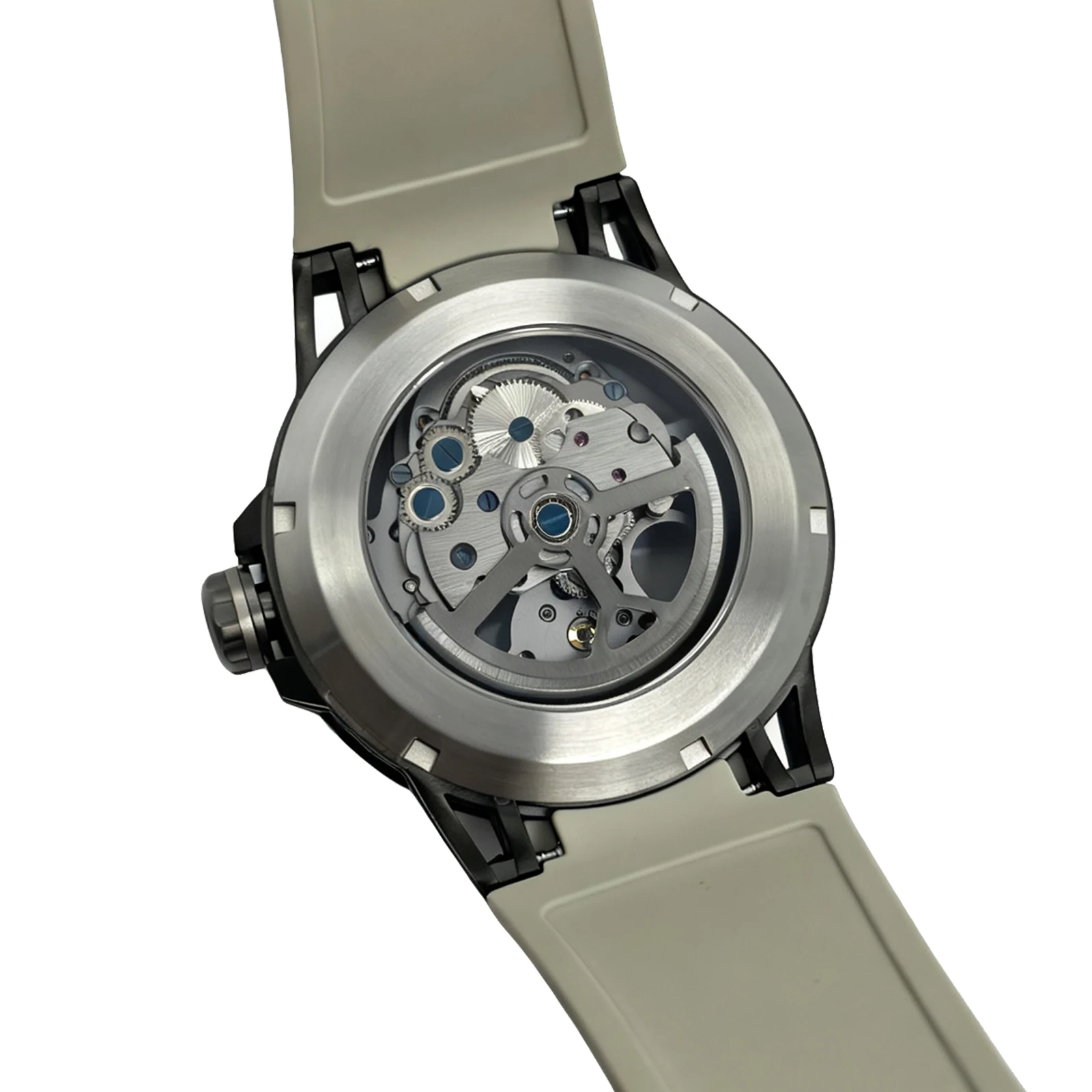 Luxury Clock Skeleton Titan Fashions Automatic Watches Mechanical Urban Dual Flywheel Hollow out Sport CHANCE CE8007 Wristwatch