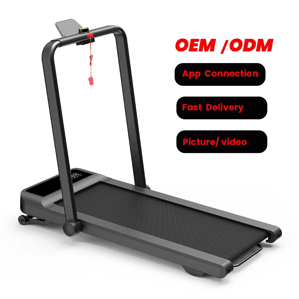 

Tongyao 1.25HP Electric Folding Compact Treadmill Home Exercise Machine with Heart Rate Monitor for Users up to 120kg