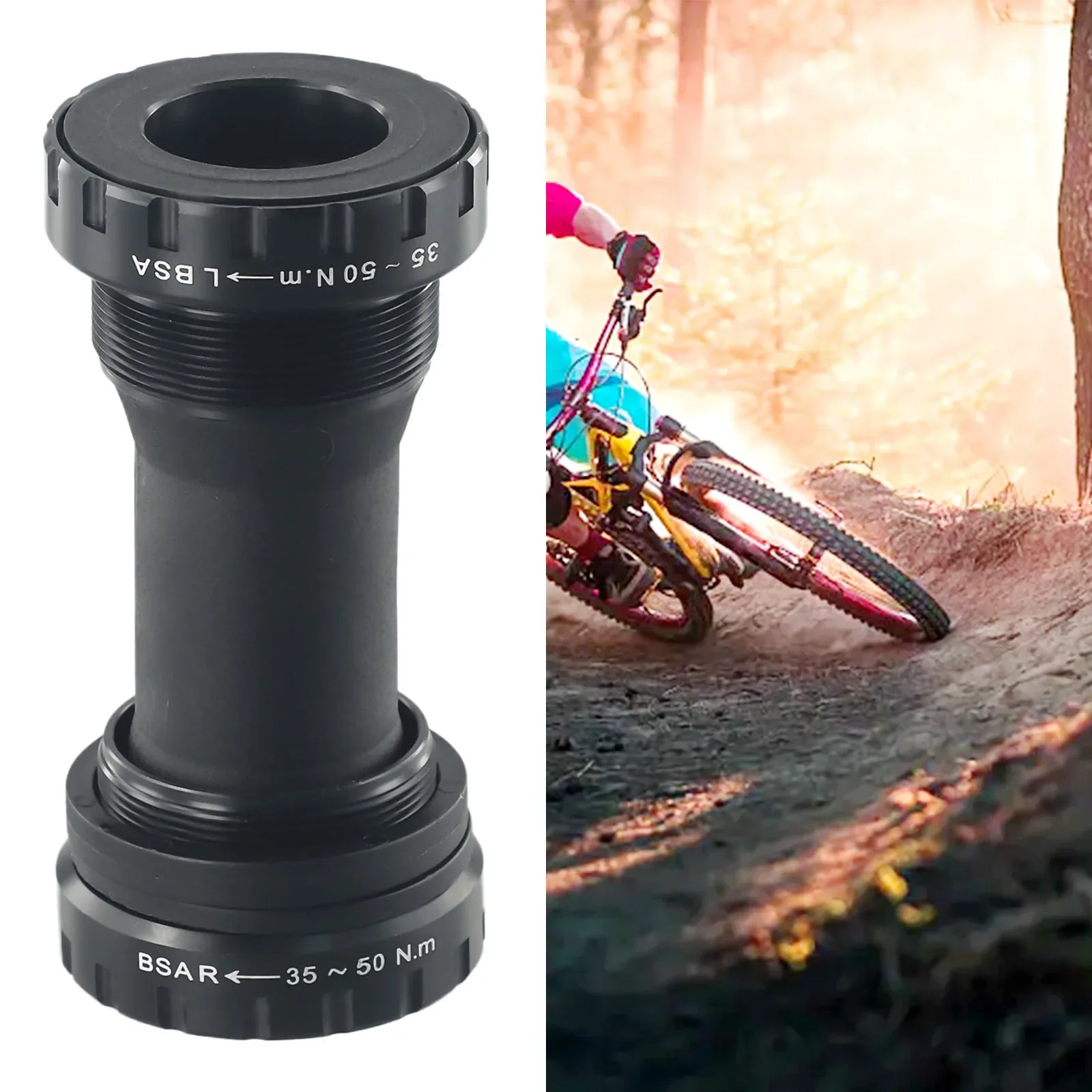 High Quality Material Practical Bottom Bracket Bicycle 24mm 68 73mm Bearing Bicycle Accessories BSA Mountain Bike