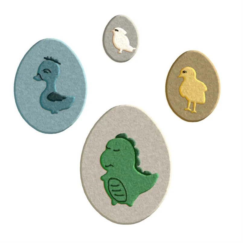 Cartoon Animal Plastic Molds,Dinosaur Egg,Ostrich Egg,Duck Egg,Bird Egg,Cake Fondant Tools,Cookie Sushi and Fruits Cutters