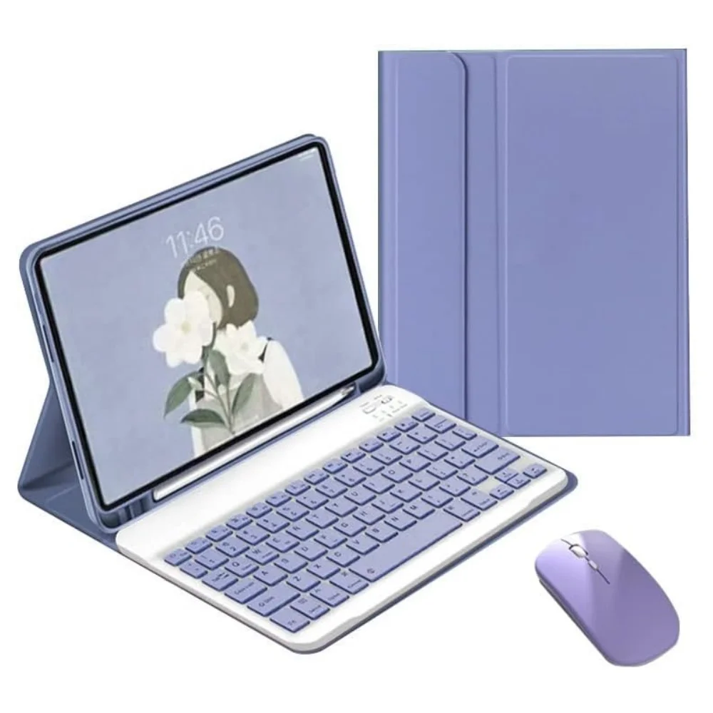 

Чехол-клавиатура для Samsung Galaxy Tab S6 SM-T860/T865/T867 10.5 дюймов, беспроводная клавиатура с встроенным держателем для S Pen