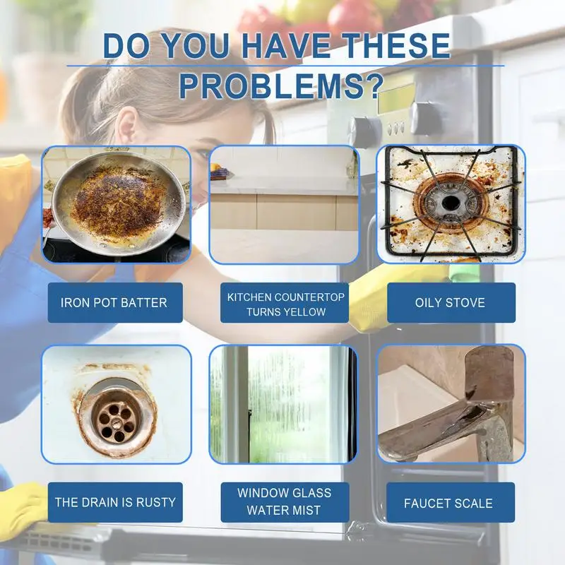 All Purpose Cleaner Cabinet Cleaning Spray Kitchen Cabinet Cleaner Counter Spray Multipurpose Stainless Steel Utensils Cleaner