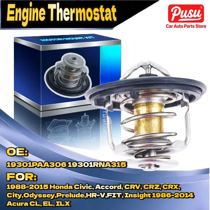 

Thermostat for Honda 1988 2015 Civic Accord CRV CRZ CRX City and more for Acura 1986 2014 CL EL ILX
