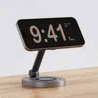 2 In 1 Magnetic Wireless Charger Stand Pad For iPhone 15 14 13 12 11 Pro Max 11 X Apple Watch Airpods Fast Charging Dock Station