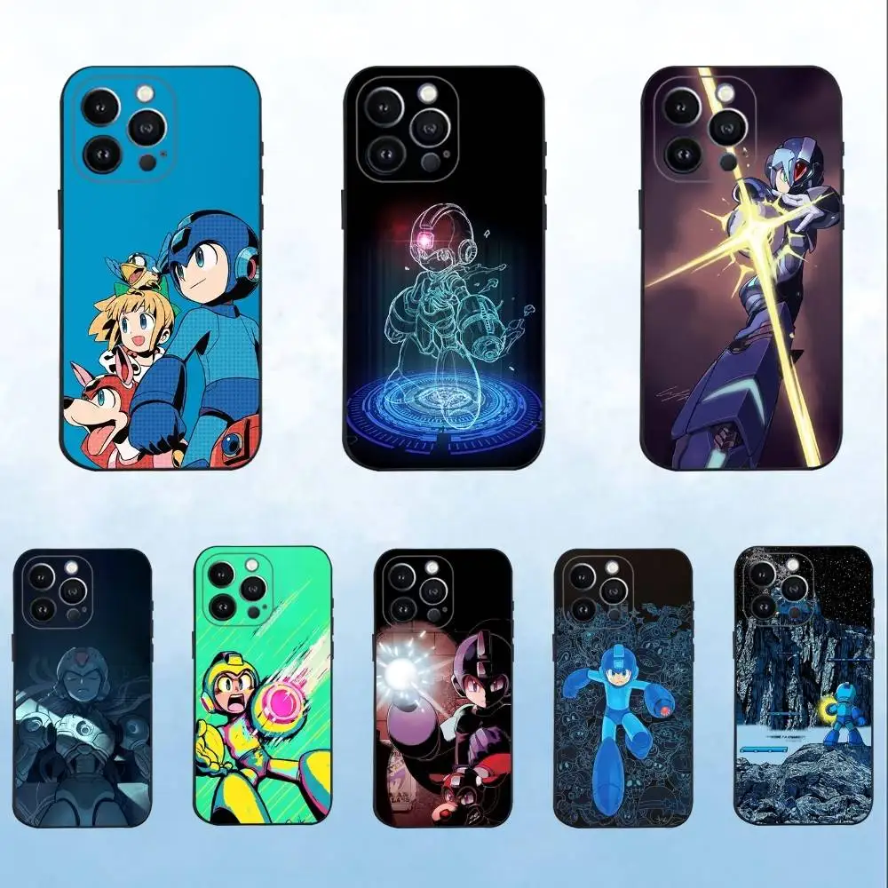 

Epc Game M-Megaman ES Phone Case For iPhone 16,15,14,13,12,11 Plus,Pro Max,XS,X,XR,SE,Mini,8,7,Soft Silicone Black Cover