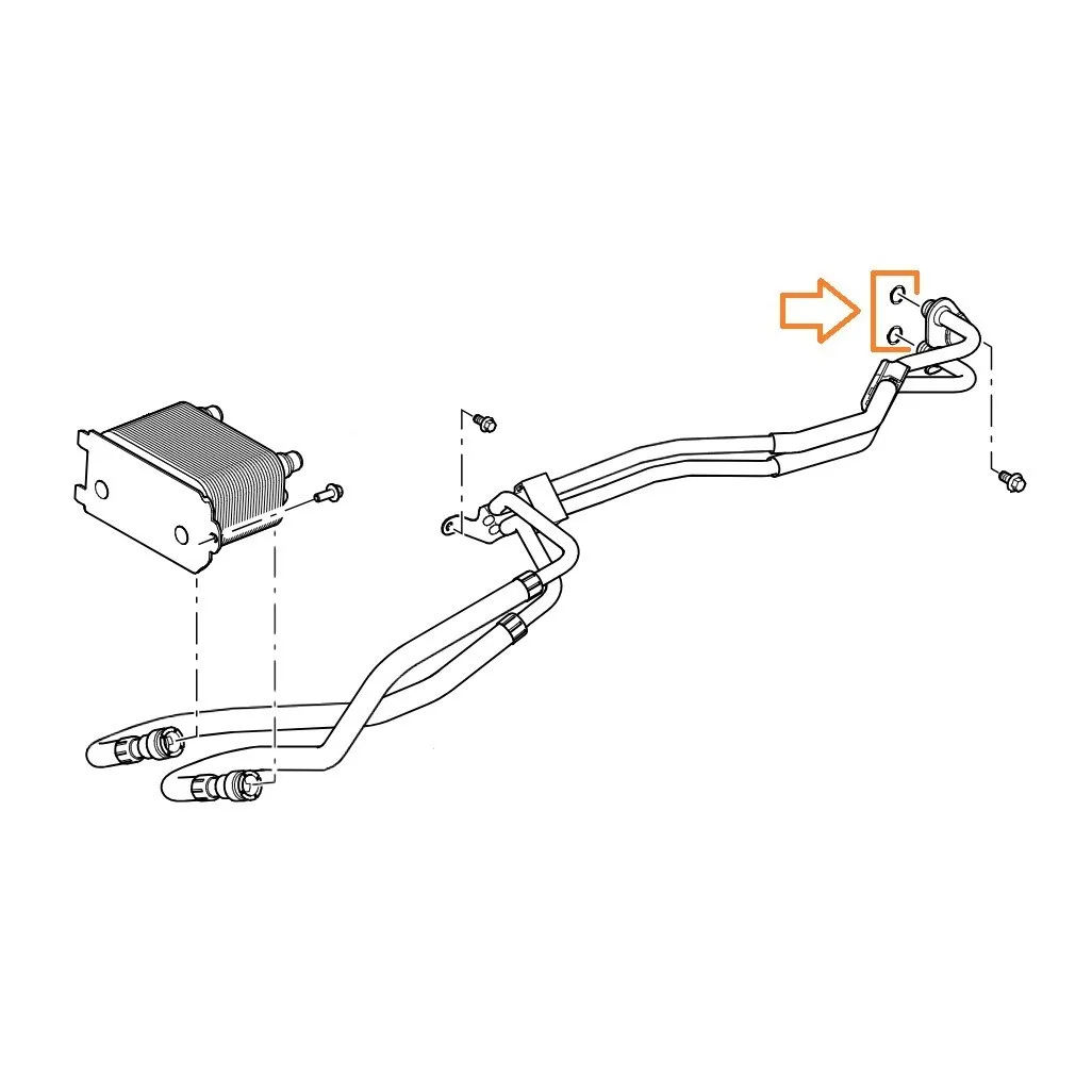 LR049457 X2PCS TRANSMISSION OIL COOLER LINE O RING SEAL FOR RANGE ROVER SPORT L494 DISCOVERY 5 VELAR DEFENDER UYX500010
