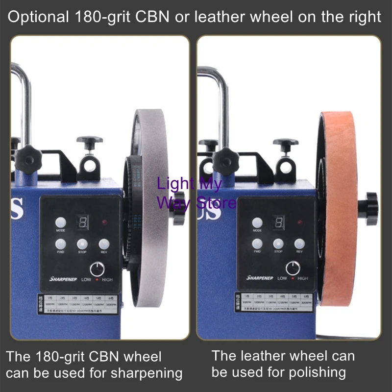 10-inch knife sharpener, low-speed knife sharpener, domestic electric knife sharpener, CBN grinding wheel
