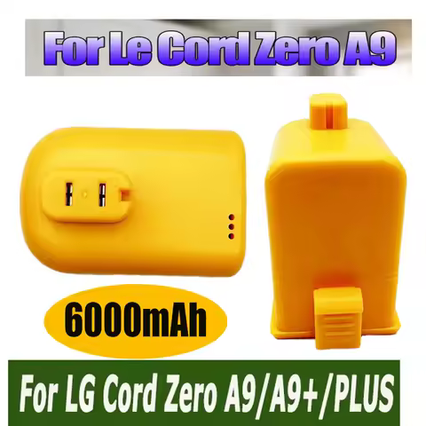 🌳🌳🌳🌳🌳Replacement Battery for LG A9 Cord Zero A9,A9S,P9,A9K-CORE,A9MAX,A9T-Ultra,A9K-PRO,A9N,A9M,A9 Plus 25.55V 6000mAh
