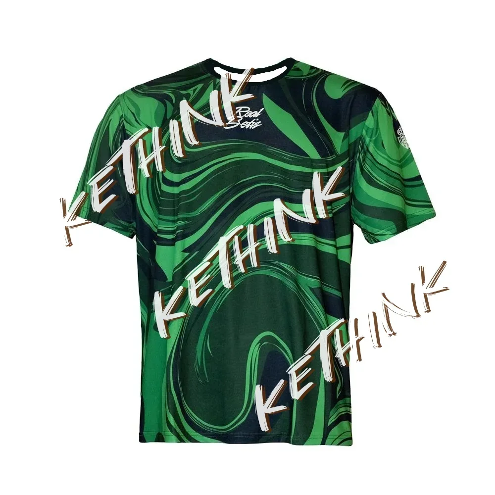 

25-26 new La jerseys, l Betis team uniforms, 3D printed shirts, unisex sports tops, children's jerseys