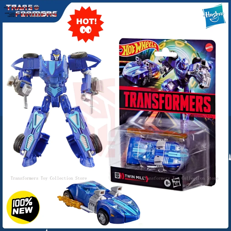 

New stock Transformer Wind and Fire Wheel Twin Mill Movie Anime Character Handheld Car Model Toy Collection Birthday Gift