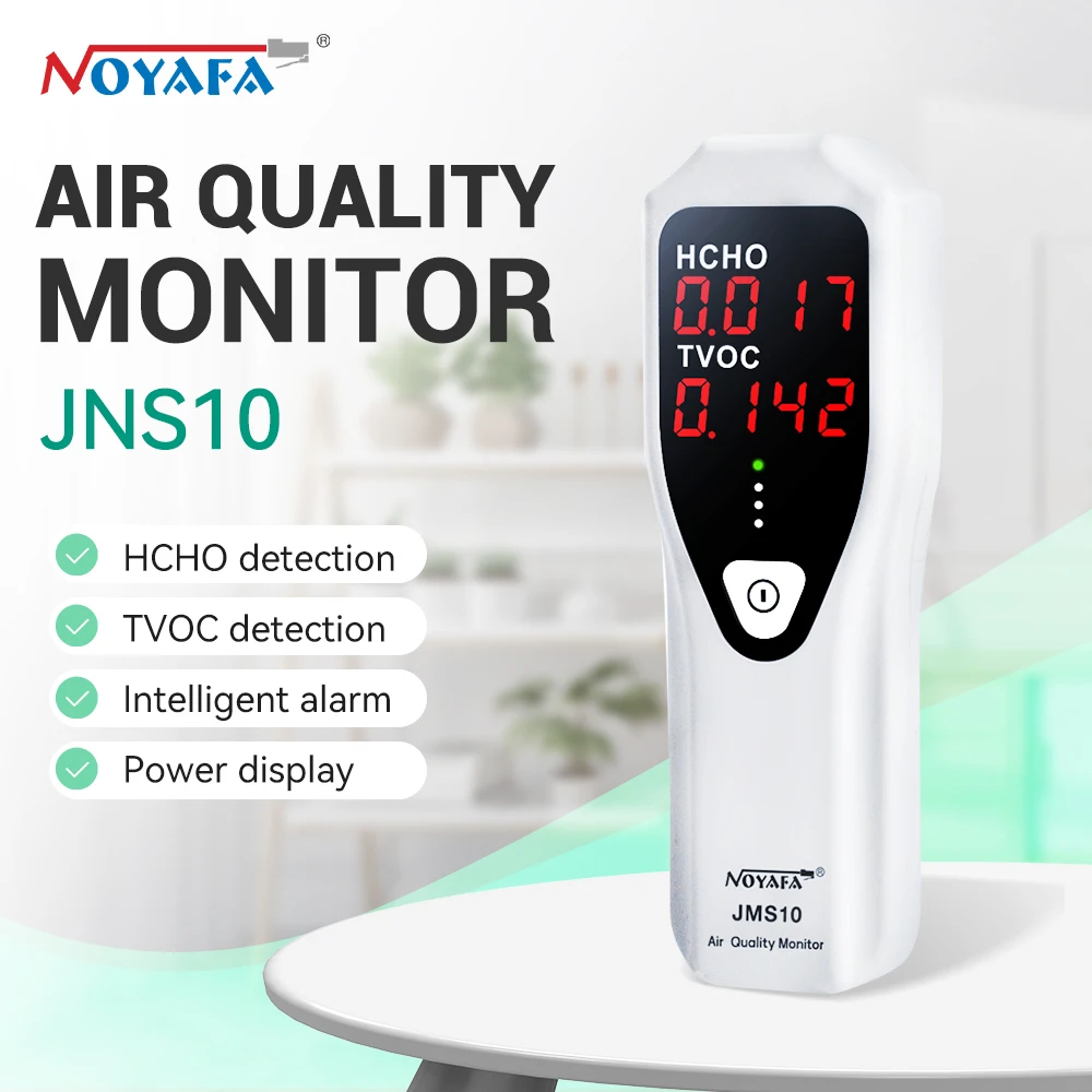 

NOYAFA JMS10 Air Quality Monitor HCHO TVOC Formaldehyde Tester Gas Detector Detect Indoor Pollution Meter For Home Office