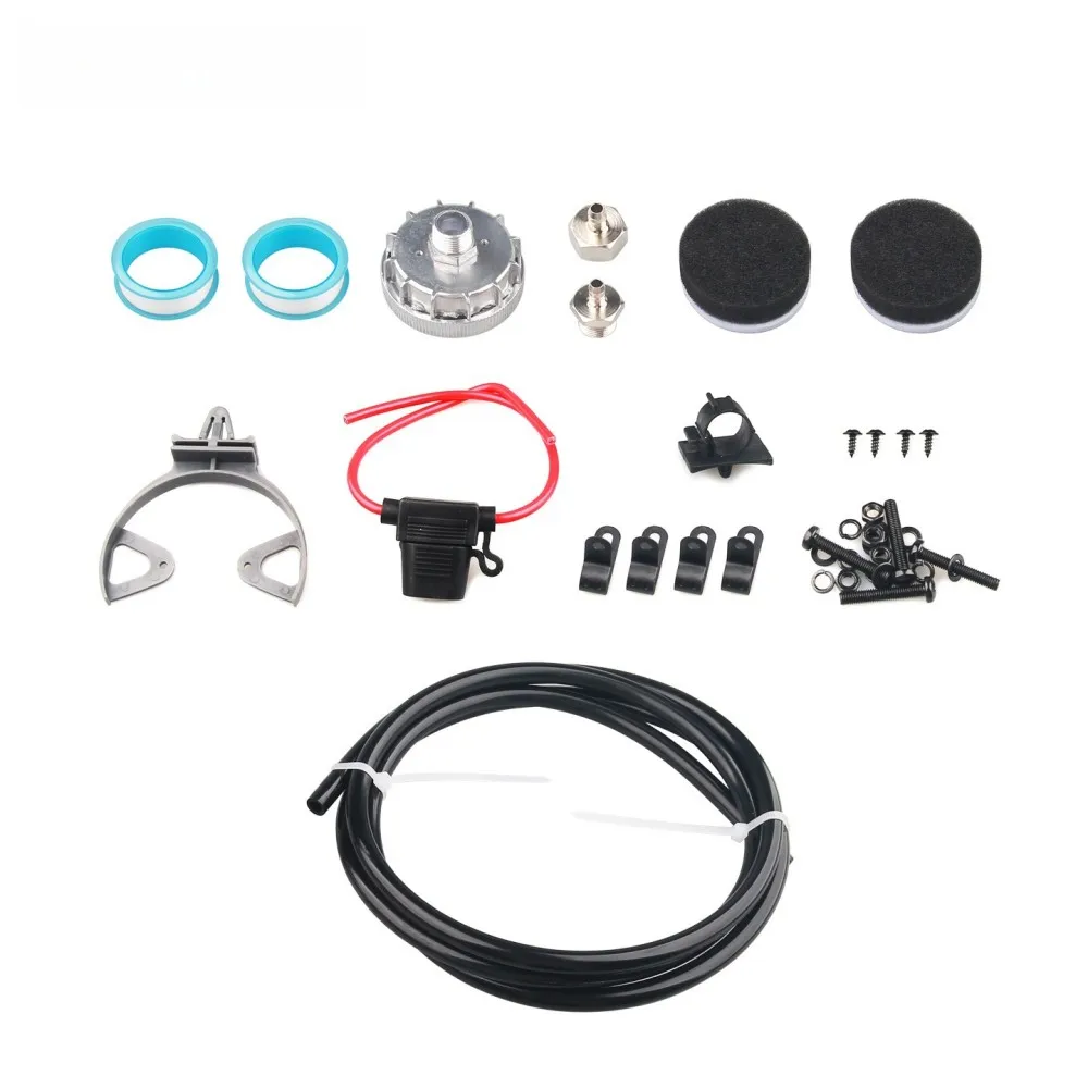 Universal 12V Air Suspension Compressor Pump1/4 NPT Car Tire Inflator Portable Air Ride System for Auto Airbag Shock Replacement