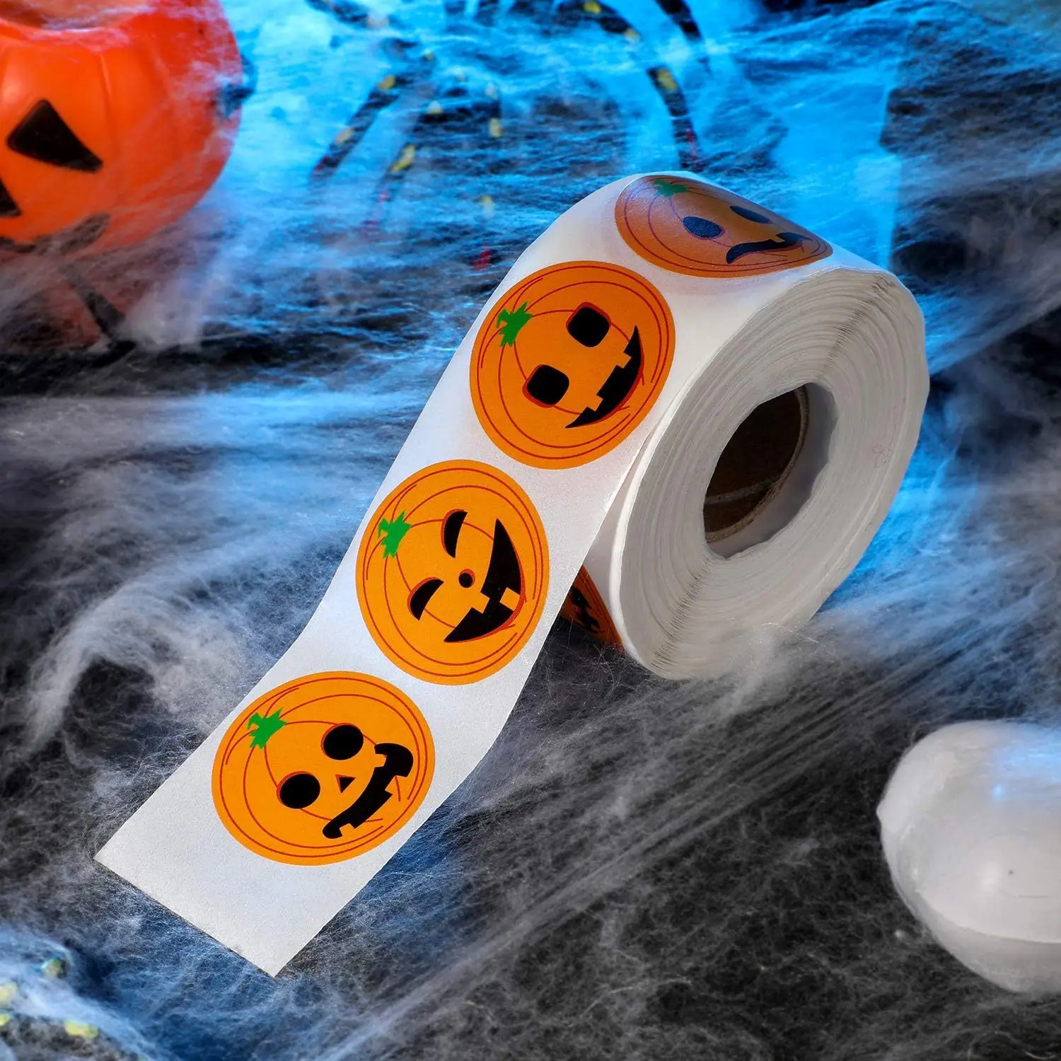 500pcs Halloween Pumpkin Expression Meme Animes Cartoon Graffiti Stickers Phone Guitar Laptop Notebook Suitcase Cup Waterproof
