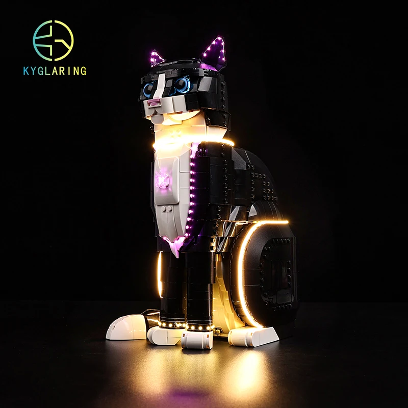 Kyglaring Light Kit For 21349 Tuxedo Cat Building Blocks LED Kit Toys (NOT Include the Model)