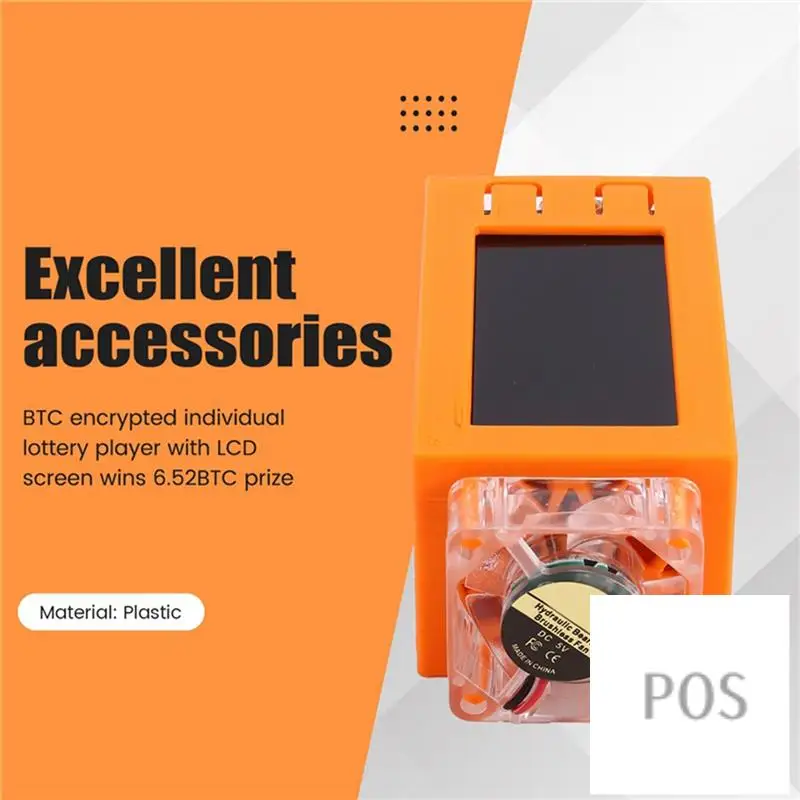 

2PCS Nerdminer V2 Pro Miner 78KH/S Mini BTC Solo Lottery Miner With Luminous Fan Bitcoin Lottery Mining Miner-POS